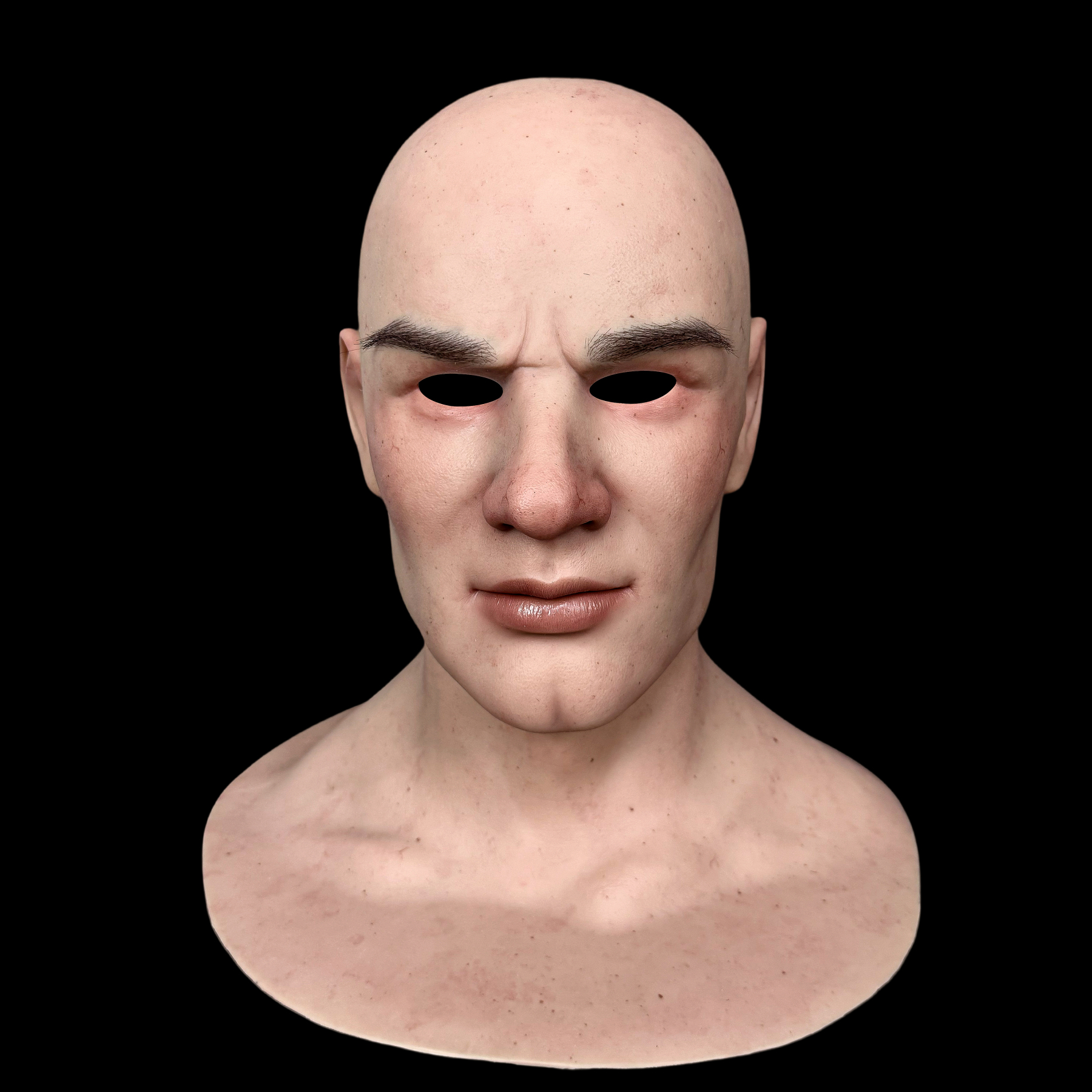 Hunter Hollywood SFX Silicone Mask - Ultra-Realistic Full Head Cover for Halloween/Cosplay/Film