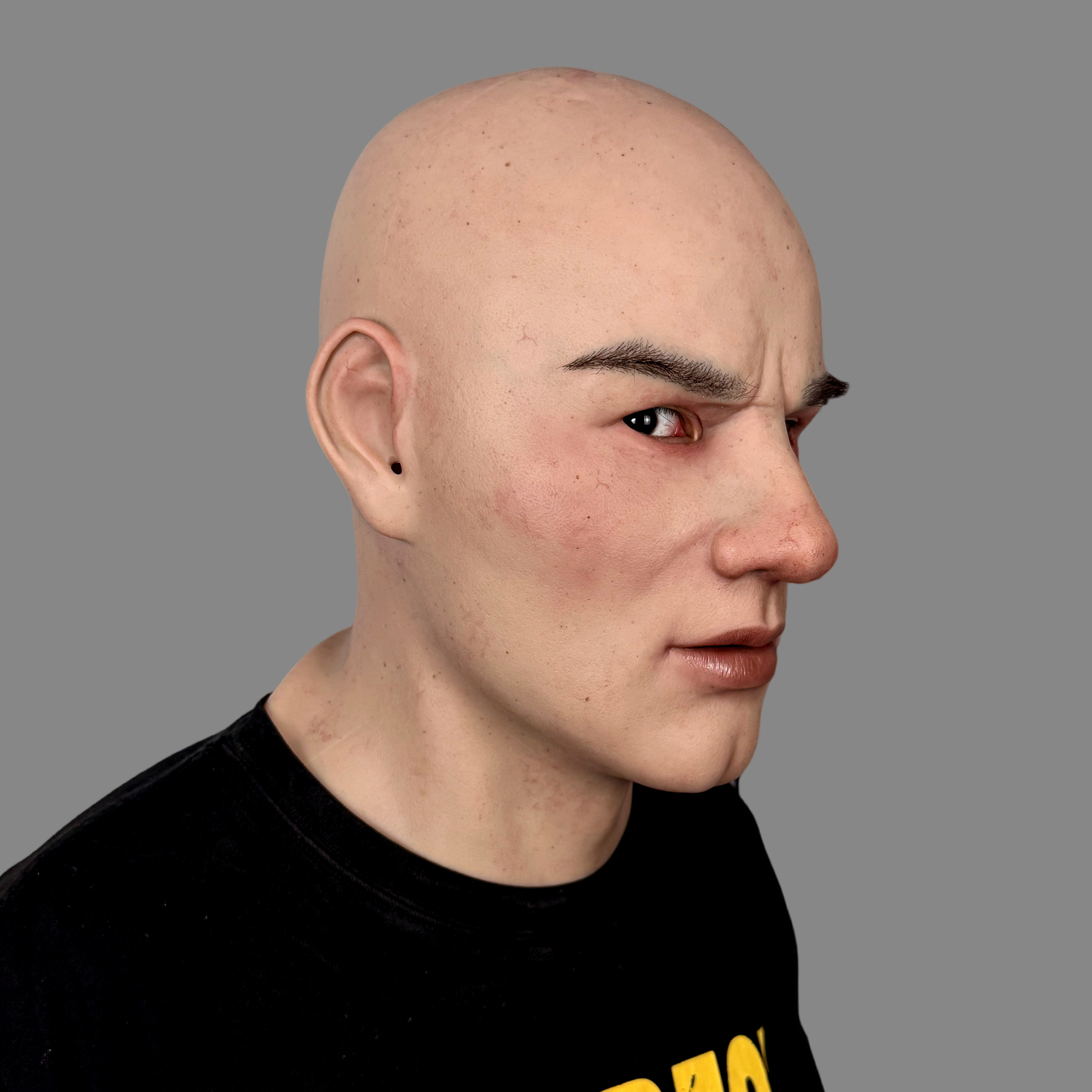 Hunter Hollywood SFX Silicone Mask - Ultra-Realistic Full Head Cover for Halloween/Cosplay/Film